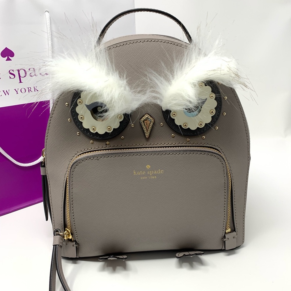 Kate spade owl Tomi star bright cityscape backpack - Picture 5 of 8
